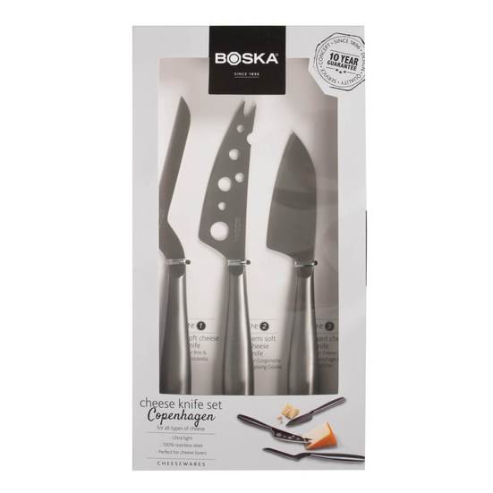 Boska 357610 Copenhagen 4-Piece Stainless Steel Mini Cheese Knife Set